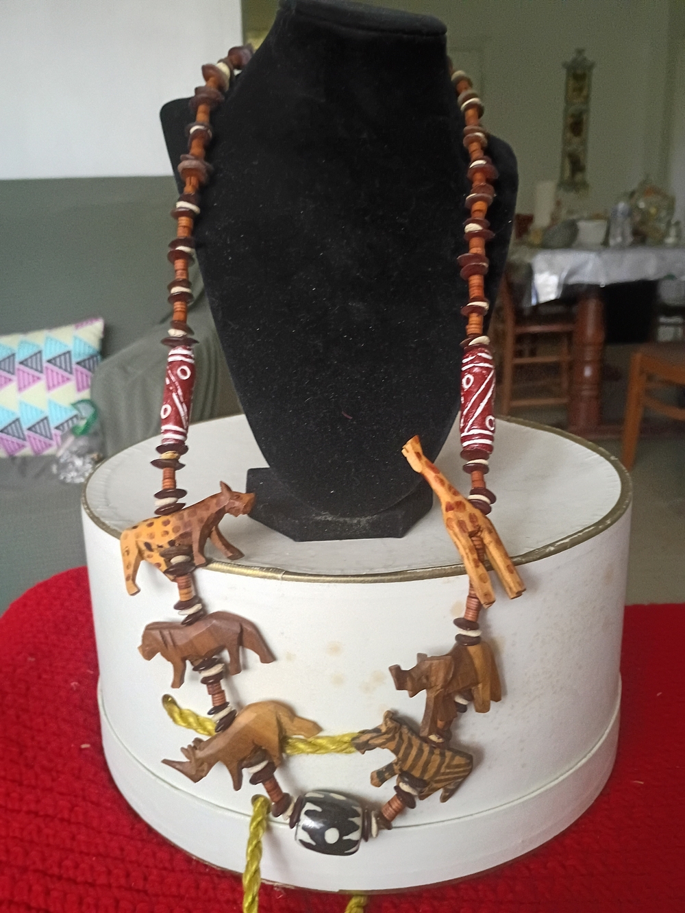 Handcrafted Brown Wooden Animal Necklace - Women Jewelry